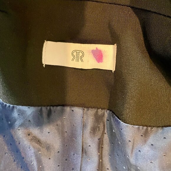 Le Redoute Double Breasted Black Blazer with pleated skirt fringe_Designed in Fr - Picture 8 of 8